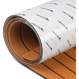 image:imageAbahub SelfAdhesive Boat FlooringBrown with Black Lines
