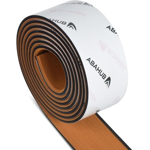 image:imageAbahub SelfAdhesive Boat FlooringBrown with Black LinesBorder