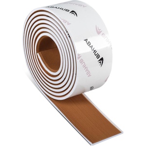 image:imageAbahub SelfAdhesive Boat FlooringBrown with White LinesBorder