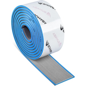 image:imageAbahub SelfAdhesive Boat FlooringGray with Blue LinesBorder