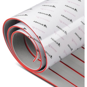 image:imageAbahub SelfAdhesive Boat FlooringGray with Red Lines