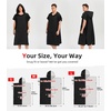 image:imageAbahub Surf Poncho Men amp Women Towel Poncho Adult with Hood M BlackBlack