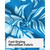 image:imageAbahub Surf Poncho Men amp Women Towel Poncho Adult with Hood M BlackBlue Flower