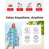 image:imageAbahub Surf Poncho Men amp Women Towel Poncho Adult with Hood M BlackBlue Flower