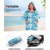 image:imageAbahub Surf Poncho Men amp Women Towel Poncho Adult with Hood M BlackBlue Flower