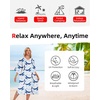 image:imageAbahub Surf Poncho Men amp Women Towel Poncho Adult with Hood M BlackBlue Whale