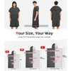 image:imageAbahub Surf Poncho Men amp Women Towel Poncho Adult with Hood M BlackGrey