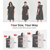image:imageAbahub Surf Poncho Men amp Women Towel Poncho Adult with Hood M BlackGrey