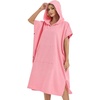 image:imageAbahub Surf Poncho Men amp Women Towel Poncho Adult with Hood M BlackPink