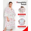 image:imageAbahub Surf Poncho Men amp Women Towel Poncho Adult with Hood M BlackPink Flower