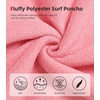 image:imageAbahub Surf Poncho Men amp Women Towel Poncho Adult with Hood M BlackPinkBlack