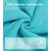 image:imageAbahub Surf Poncho Men amp Women Towel Poncho Adult with Hood M BlackTeal