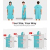 image:imageAbahub Surf Poncho Men amp Women Towel Poncho Adult with Hood M BlackTeal