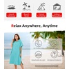 image:imageAbahub Surf Poncho Men amp Women Towel Poncho Adult with Hood M BlackTeal