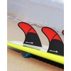 image:imageAbahub Surfboard Thruster Fins Set Compatible with Future Style Fin BoxCarbon Fiber without accessories