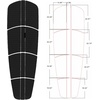 image:imageAbahub 12 Piece Surf SUP Deck Traction Pad Premium EVA for PaddleboardBlack