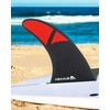 image:imageAbahub 8 Paddleboard Fin with 1 Screw Replacement Single Center FinsCarbon Fiber