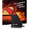 image:imageAbahub 8 Paddleboard Fin with 1 Screw Replacement Single Center FinsCarbon Fiber