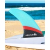 image:imageAbahub 8 Paddleboard Fin with 1 Screw Replacement Single Center FinsFiberglass Blue