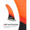 image:imageAbahub 8 Paddleboard Fin with 1 Screw Replacement Single Center FinsFiberglass Orange