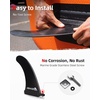 image:imageAbahub 9 Paddleboard Fin with 1 Screw Replacement Single Center FinsBlack