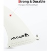 image:imageAbahub 9 Paddleboard Fin with 1 Screw Replacement Single Center FinsWhite