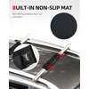 image:imageAbahub Soft Roof Rack Pads System for Surfboard Kayak Canoe 30 Inch17 inch Use with Cross Bar