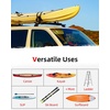 image:imageAbahub Soft Roof Rack Pads System for Surfboard Kayak Canoe 30 Inch17 inch Use with Cross Bar