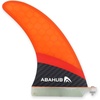 image:imageAbahub 8 Paddleboard Fin with 1 Screw Replacement Single Center FinsFiberglass Orange