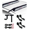 image:imageAbahub Kayak Roof Rack Soft Roof Rack Pads for Car Kayak SurfboardWhite