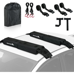 image:imageAbahub Soft Roof Rack Pads System for Surfboard Kayak Canoe 30 Inch32 inch Use without Cross Bar