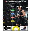 image:imageAbahub Arm Training Bands Set Resistance Bands with Handles and Ankle Straps for Woman and Man Set for Strength Training Workout Bands for Arms Exercise Bands for Home Gym