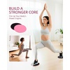 image:imageAbahub Pilates Ring Set Home Workout Pilates Equipment 14Magic Circle Yoga Ball Resistance Bands Sliding Disks Socks Fascial Ball Workout Guide amp Bag Blue Set9PCPink