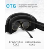 image:imageUnisex OTG Ski Goggles for Glasses Wearers Snow Goggles Anti Fog Snowboard Goggles for Skiing Compatible HelmetSilver Magnetic Cylindrical S3 12