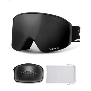 image:imageUnisex OTG Ski Goggles for Glasses Wearers Snow Goggles Anti Fog Snowboard Goggles for Skiing Compatible HelmetSilver Magnetic Cylindrical S3 12