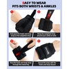 image:imageAbahub 4LB Adjustable Ankle Wrist Weights for Women and MenRemovable
