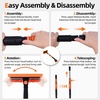 image:imageAbahub Snow Brush With Ice Scraper amp Squeegee Adjustable Length Rotatable331in