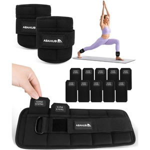 image:imageAbahub 4LB Adjustable Ankle Wrist Weights for Women and MenRemovable