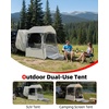 image:imageAbahub Clear Bubble SUV Tent for 14 Person Clear Car Tent with Waterproof Rainfly Outdoor SUV Winter Tent with Carry Bag for Family Camping